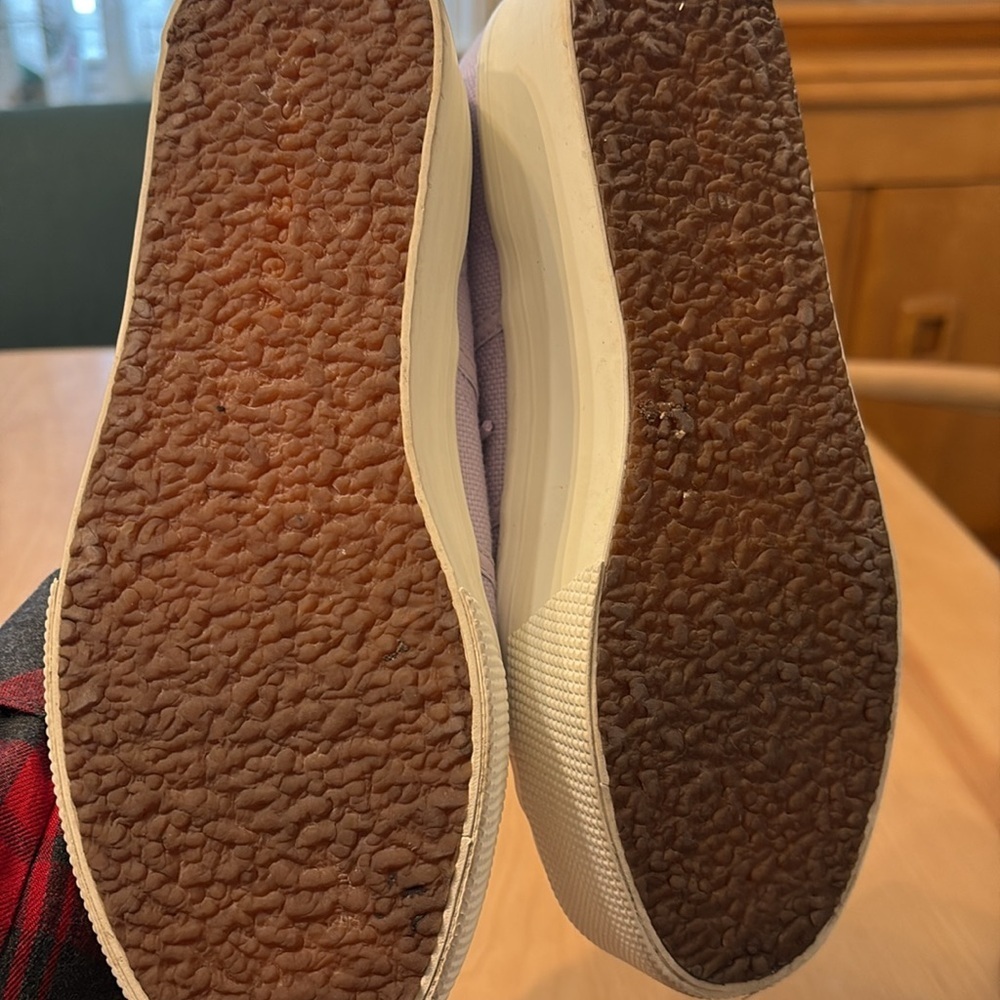 Superga Women's Light Purple Platform Sneakers. Size 6.5 - Picture 4 of 6